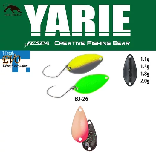 Yarie 710T T-Fresh Evo 1.8gr BJ-26 Noriko kanál villantó