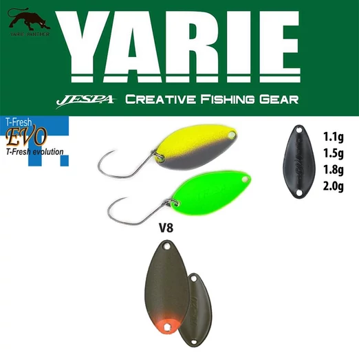 Yarie 710T T-Fresh Evo 2.0gr V8 Kanimiso Ikura kanál villantó