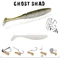 Herakles Ghost Shad 5cm White/Silver gumihal 8 db/csg