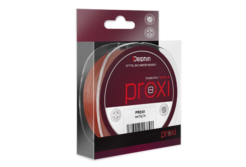 Delphin PROXI 8 barna 300m 0,08mm 10,6lbs fonott zsinór