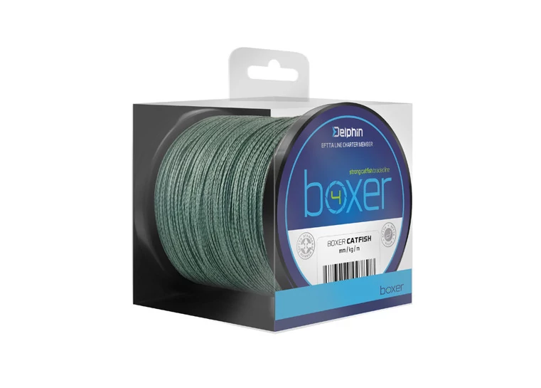 Delphin BOXER zöld 10m 0,50mm 41,70kg fonott előkezsinór
