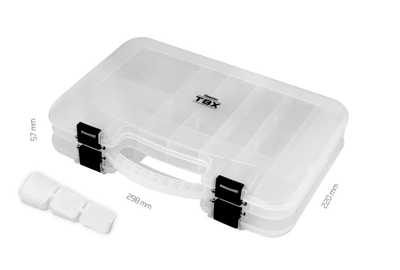 Delphin TBX Duo 298-12P Clip 298x220x57mm szerelékes doboz