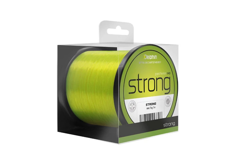 Delphin STRONG CARP 300m sárga 0,32mm 19,4lbs monofil zsinór