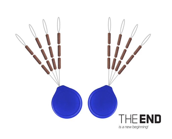 Delphin THE END Volfrám stopper 24db, 2x7mm G-ROUND