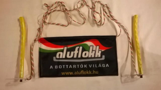 Aluflokk sárga zsinór hosszmérő szett