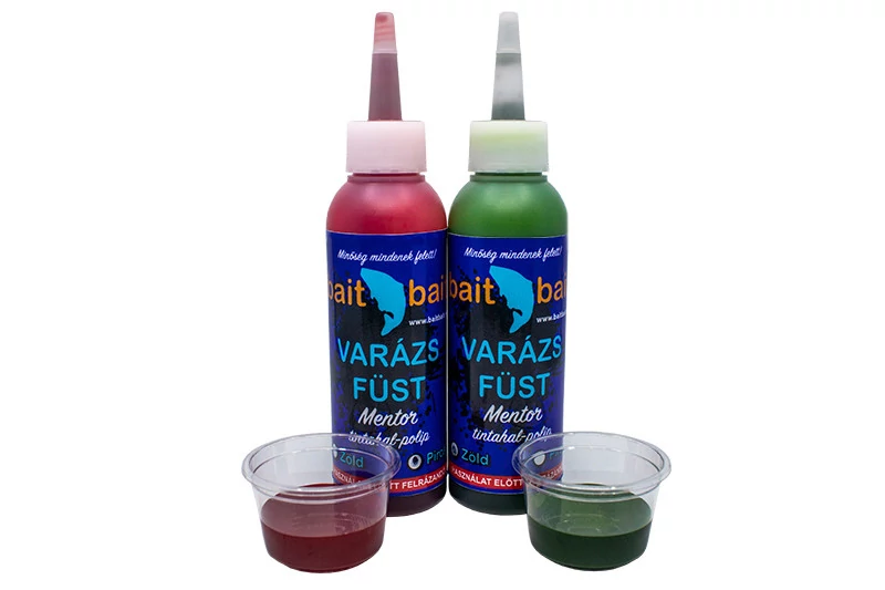 BaitBait Mentor fluo Liquid - Varázsfüst (fluo zöld) 100ml