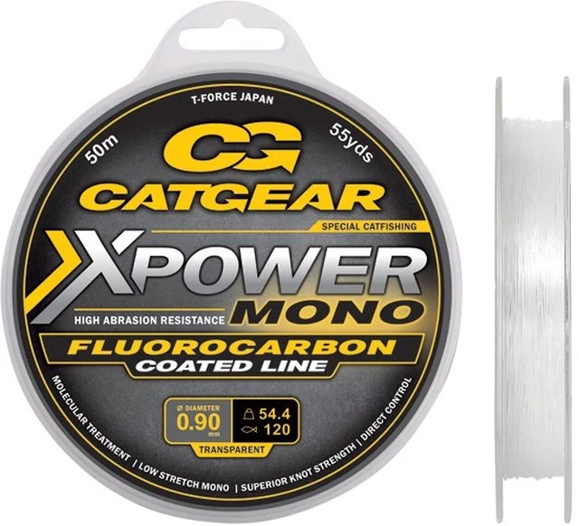 Catgear Xpower Mono Leader FC 50m 200lbs monofil előkezsinór