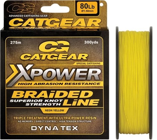 Catgear Xpower Braided 275 m 80 lb fonott zsinór