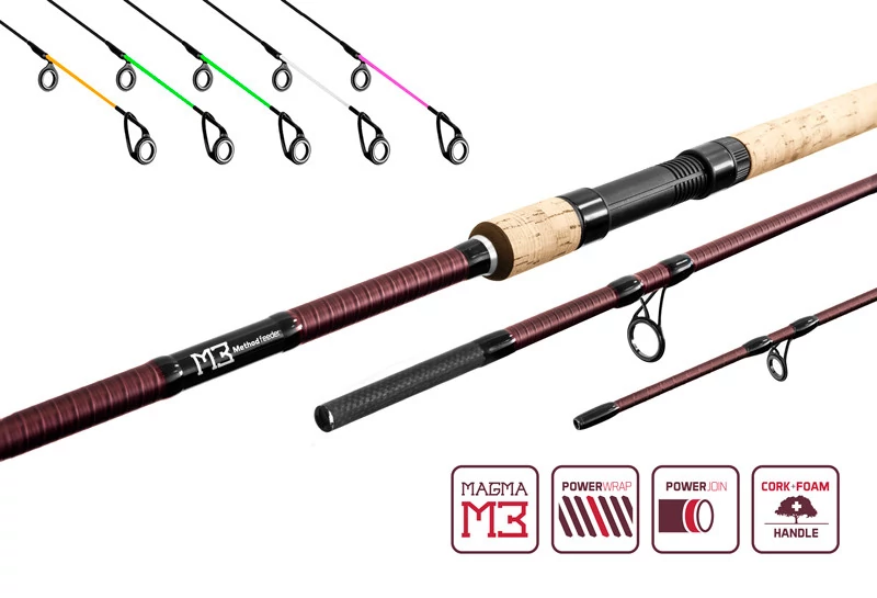 Delphin MAGMA M3 Method feeder 3 rész 430cm 215g feeder bot