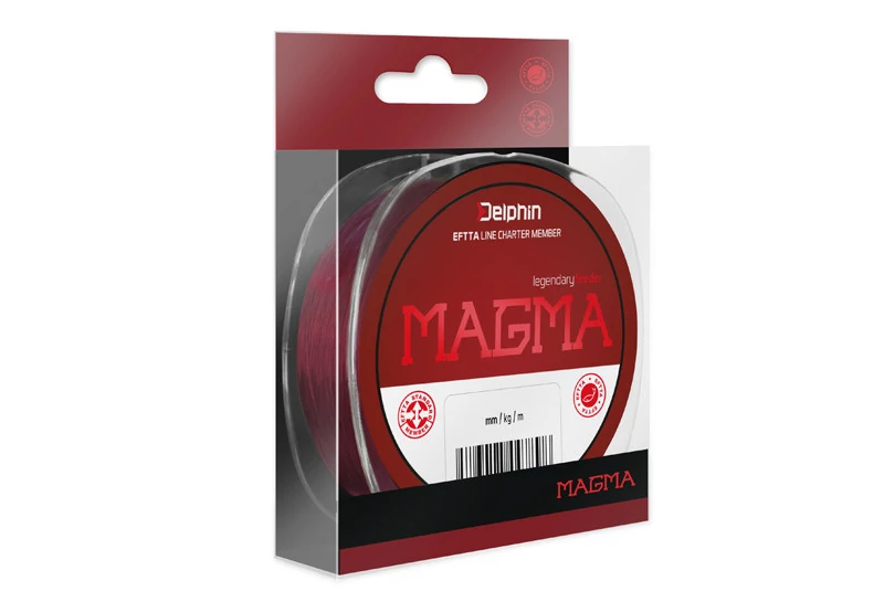 Delphin MAGMA bordó 0,234mm 10,3lbs 200m monofil zsinór