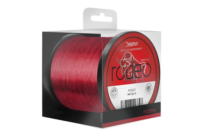 Delphin RODEO piros 0,30mm 17lbs 24200m monofil zsinór