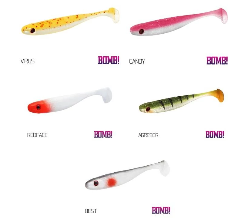 Delphin Bomb Rippa 80mm gumihal mix 5db