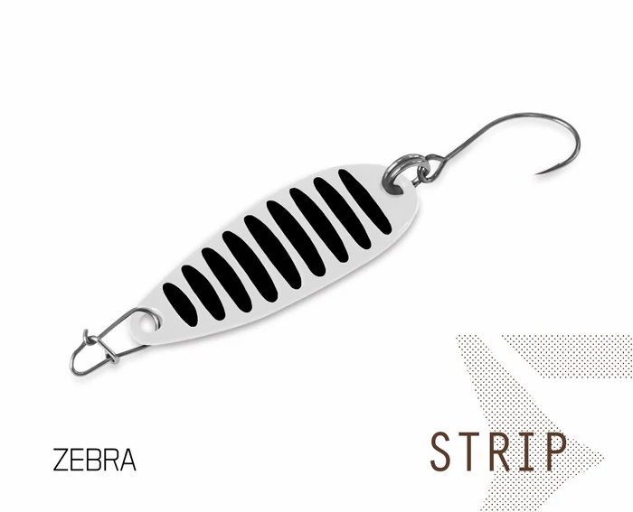 Delphin STRIP 7,5g ZEBRA hook #10 villantó