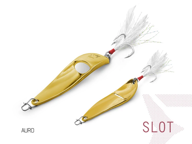 Delphin SLOT 15g AURO hook #4 villantó