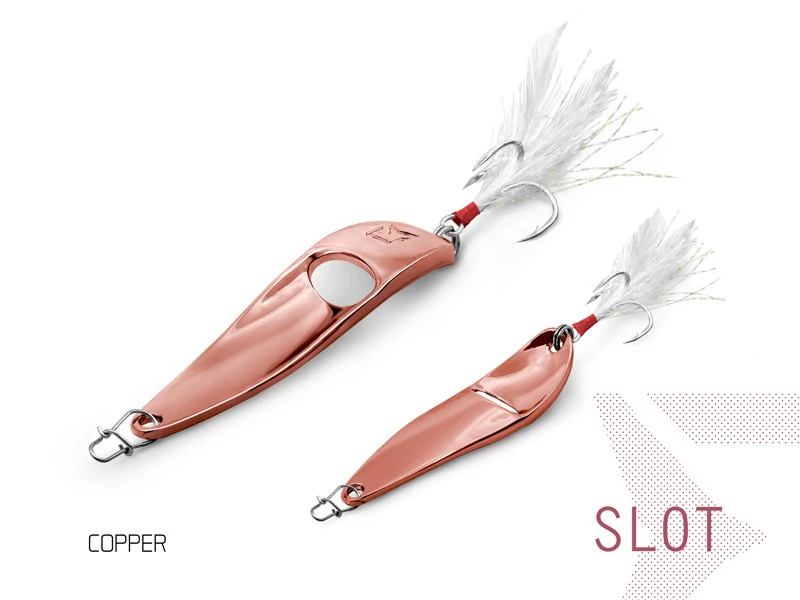 Delphin SLOT 20g COPPER hook #4 villantó