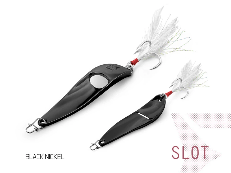 Delphin SLOT 20g BLACK NICKEL hook #4 villantó