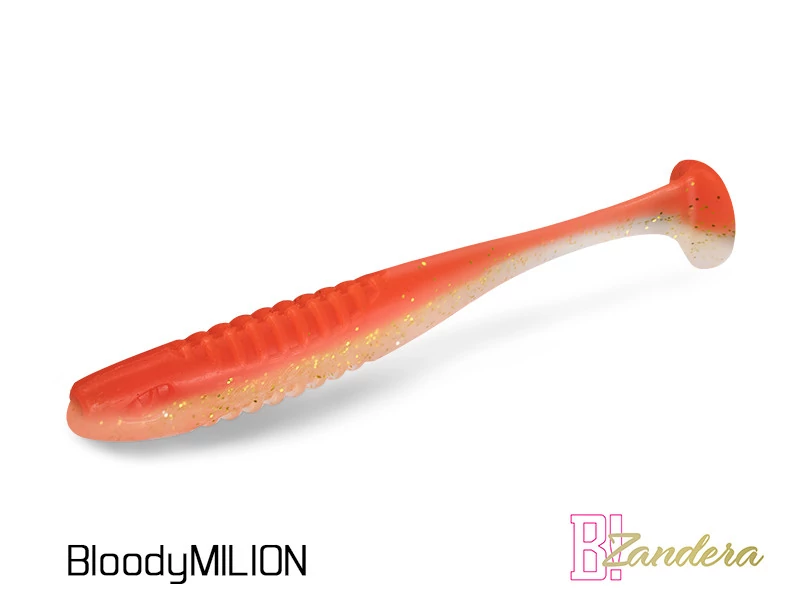 Delphin ZANDERA UVs 5db gumihal 10cm BLOODY MILION