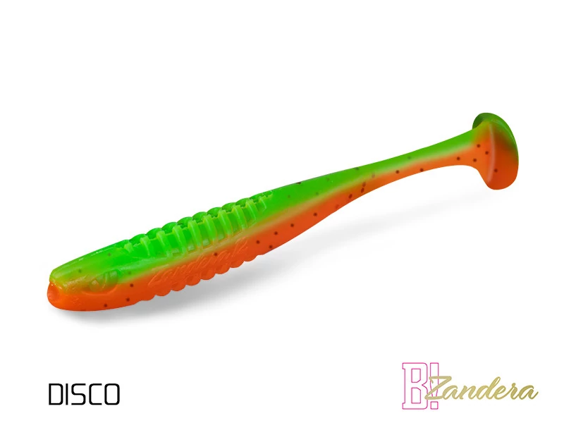 Delphin ZANDERA UVs 5db gumihal 10cm DISCO