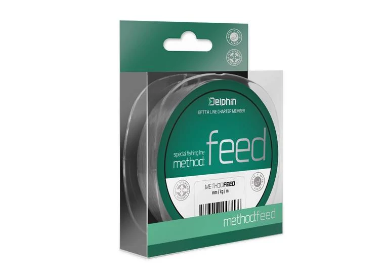 Delphin Method Feed sárga 0,22mm 9,2lbs 500m monofil zsinór