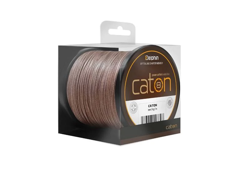 Delphin Caton barna 0,63mm 1000m fonott zsinór