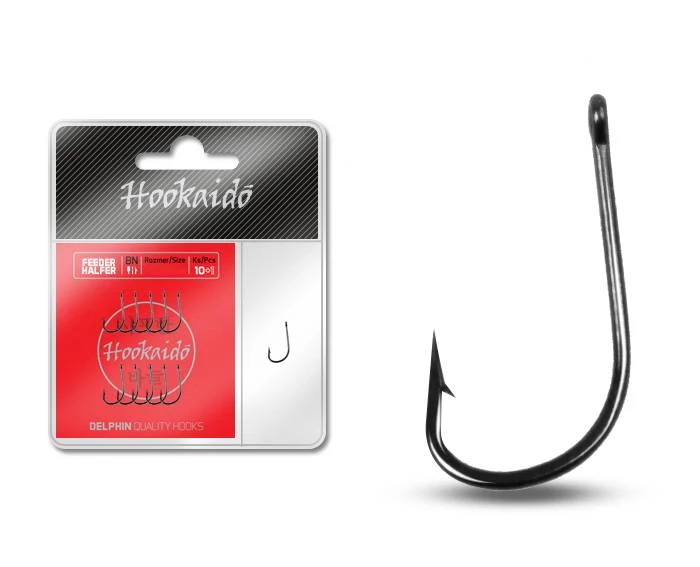 Delphin HKD Feeder Halfer ring 14 Black nickel 11pcs hook