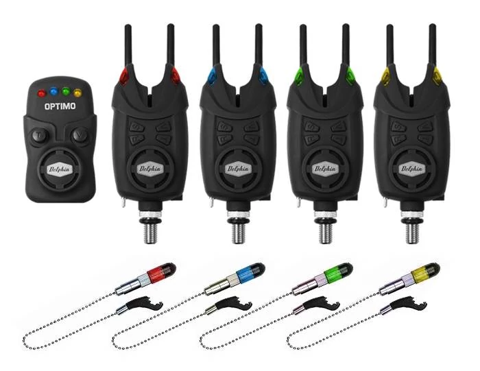 Delphin OPTIMO 9V+CSWII+snag kapásjelző szett 4+1