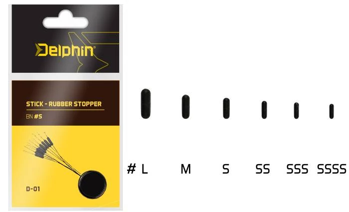 Delphin Stick - Rubber stopper S 10db