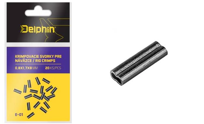 Delphin 1,2*2,6*8mm 20db, roppantó (krimpelő) cső