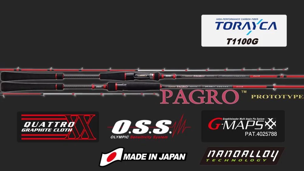 Graphiteleader Pagro Prototype Cast Gppc-672M-HS Fast 2,01m Max200g casting pergető bot