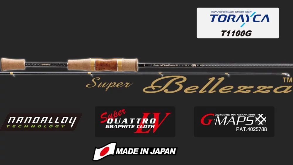 Graphiteleader Super Bellezza 18 GSBS 602XUL R-Fast 1,83m 0,4-3,5g Ultra Light pergető horgászbot