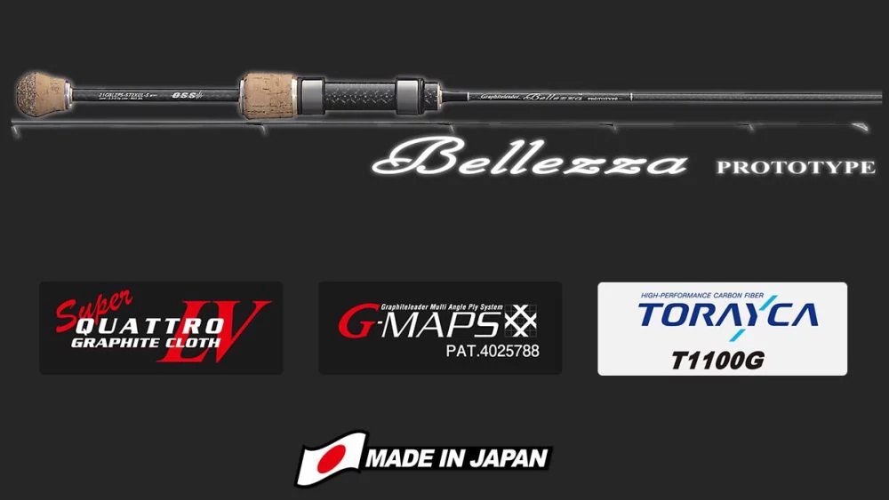 Graphiteleader Bellezza Prototype 21 GBLZPS 612UL-T Fast 1,85m 1-6g Ultra Light pergető horgászbot
