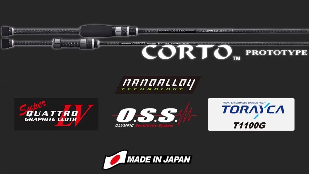 Graphiteleader Corto Prototype 22gCorps 782ML-HS Fast 2,34m 20g Medium Light pergető horgászbot