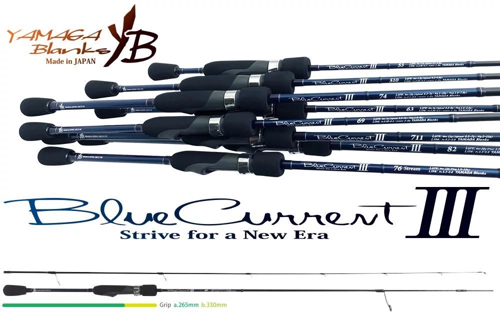 Yamaga Blanks Blue Current III 69 2,07m 0,3-7g pergető horgászbot
