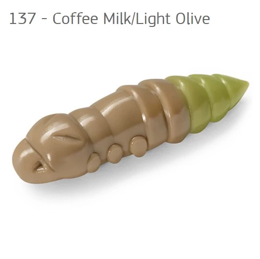 FishUp Pupa Coffee Milk/Light Olive 1,2 (32mm) 10db plasztik csali