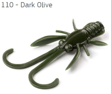 Fishup Baffi Fly Dark Olive 38mm 10db plasztik csali