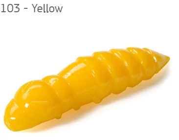 Fishup Pupa Yellow 38mm 8db plasztik csali