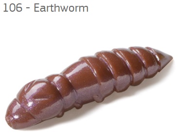 Fishup Pupa Earthworm 38mm 8db plasztik csali