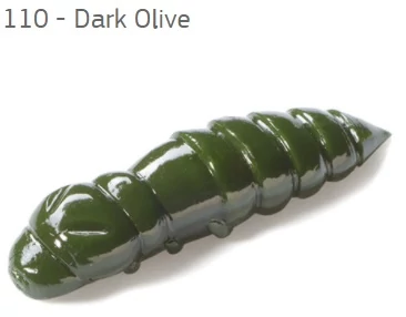 Fishup Pupa Dark Olive 38mm 8db plasztik csali
