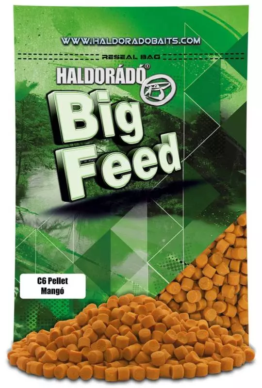 Haldorádó Big Feed - C6 Pellet - Mangó 700g  6 mm