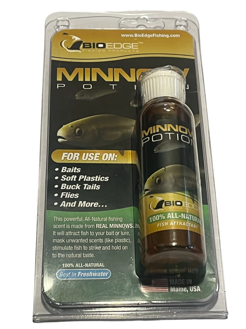 Bio Edge Attractant Potion-Minnow, halas aroma 60ml