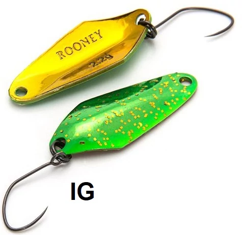 Nories Masukuroto Rooney 29mm 1.8g #052 kanál villantó (Impact Green)