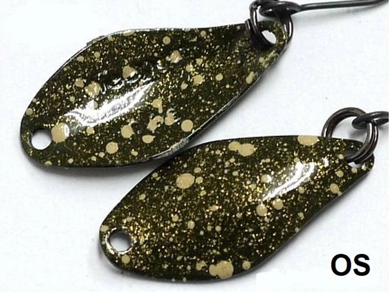 Nories Masukuroto Weeper 23mm 1.5g #074 kanál villantó (Olive Shot)