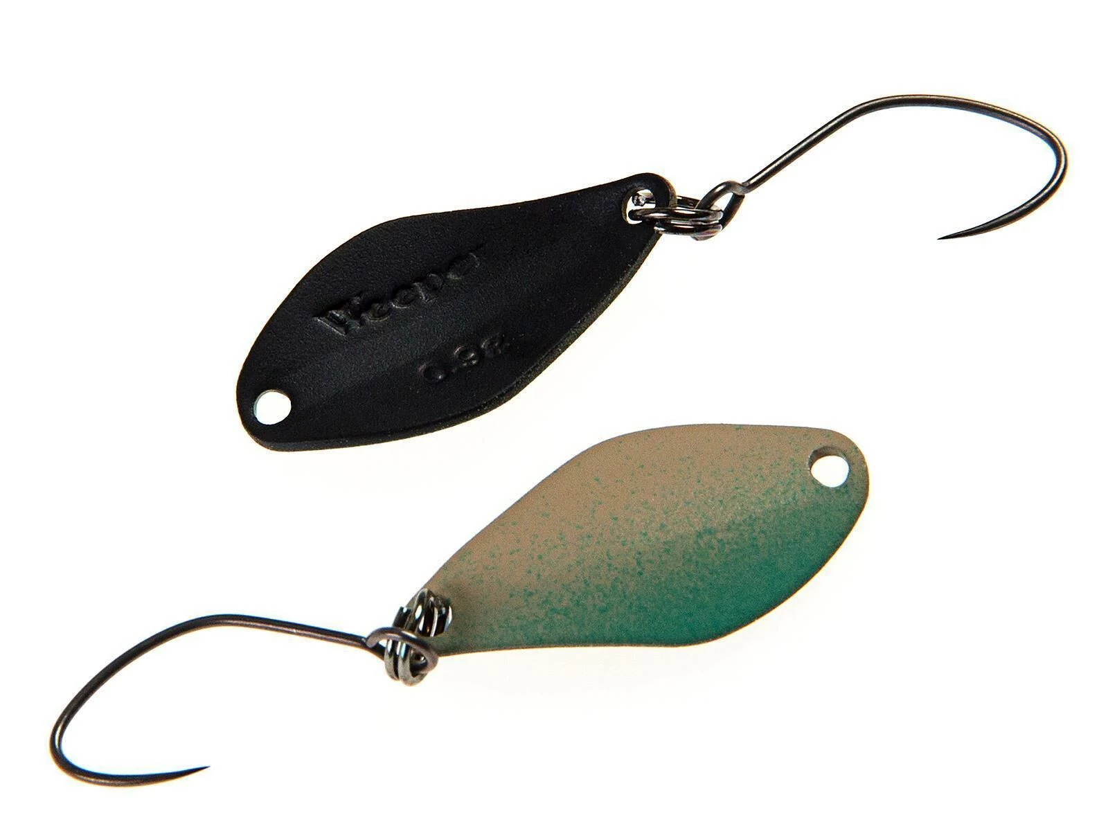 Nories Masukuroto Weeper 20mm 0.9g #072 kanál villantó (Hellbraun-Mint / Schwarz)