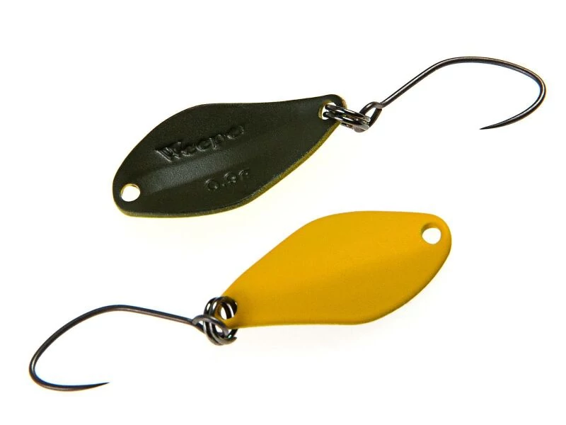 Nories Masukuroto Weeper 20mm 0.9g #038 kanál villantó (Gelb / Oliv)