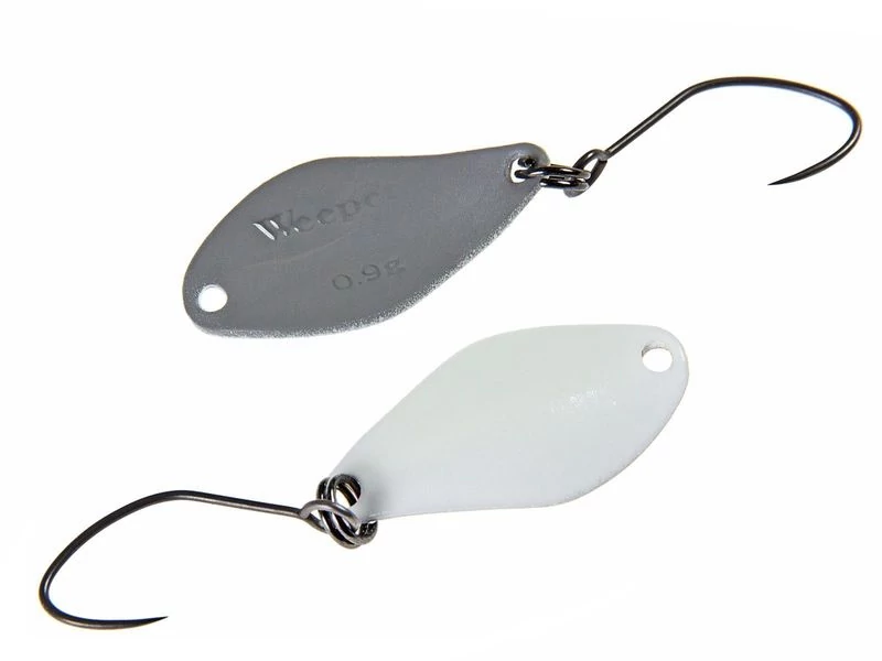 Nories Masukuroto Weeper 20mm 0.9g #040 kanál villantó (Glow / Grau)