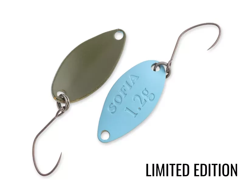 Nories Masukuroto Sofia 22mm 1.2g JP006 kanál villantó (LIGHT BLUE OLIVE)