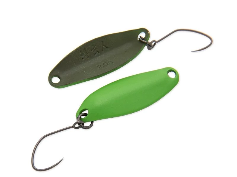 Nories Masukuroto 32mm 2.0g #006 kanál villantó (Lime / Schwarz)