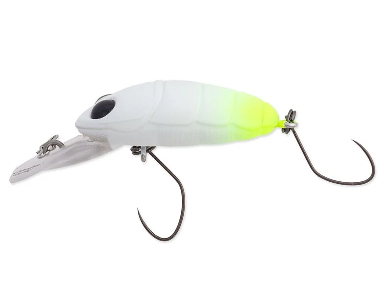 Nories Crankin Pupa wobbler 34mm 2,6g (114M) Mat White Hotaru
