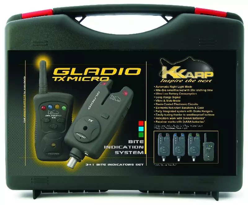 K-Karp Gladio Tx Micro kapásjelző szett 3+1