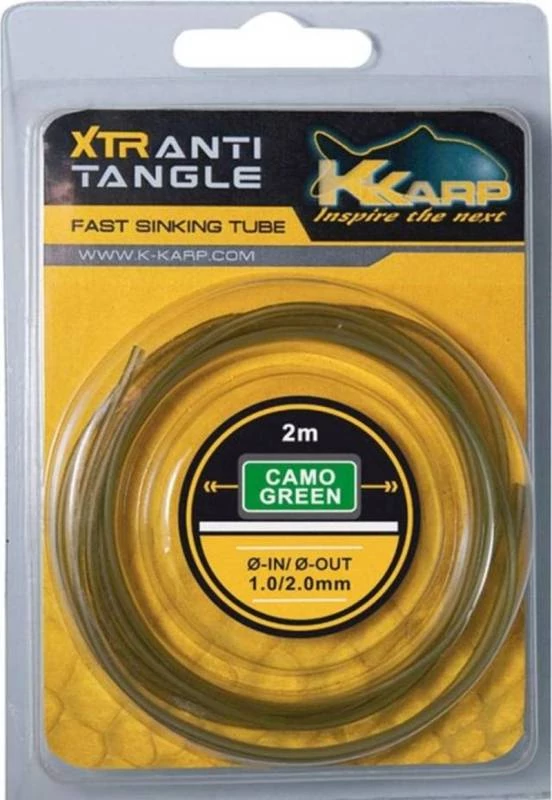 K-Karp Xtr Sinking Tubegeen 200 cm 1,0-2,0mm, gubancgátló